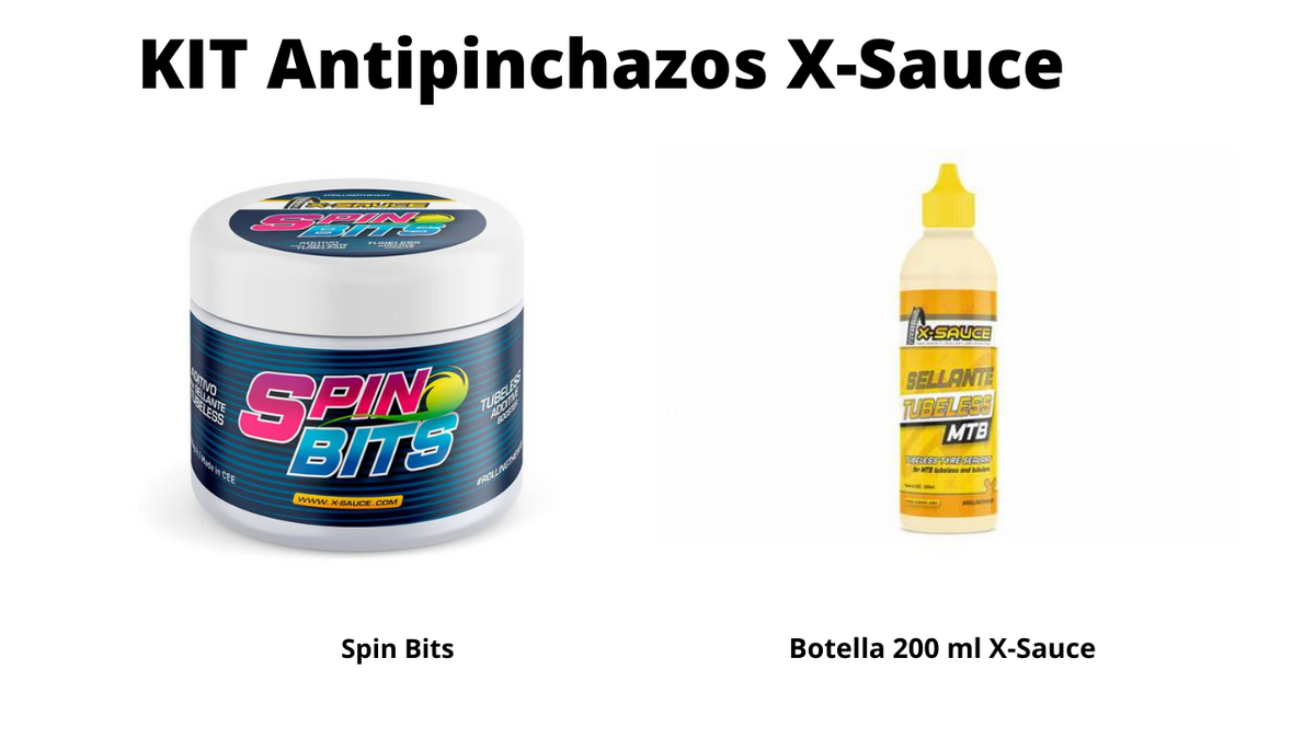 Spin Bits + Liquido Tubeless X-Sauce 500 ml – Tienda de Bicicletas