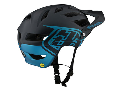 Casco  TROY LEE DESIGNS  A1 MIPS Azul Marino/Azul Metalizado