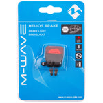 M-Wave luz de Freno para Helios LED Batería 4 cm Negro/Rojo