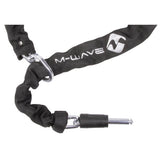 M-WAVE Ringchain XL bloqueo  de cuadro con cadena candado herradura