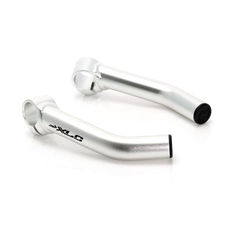 XLC BE-A01 ACOPLES DE MANILLAR CURVOS ALUMINIO PLATA MATE