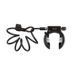 XLC LO-F02 CANDADO CUADRO FANTOMAS II CON CABLE 180 cm 10 mm LLAVE NO EXTRAIBLE NEGRO