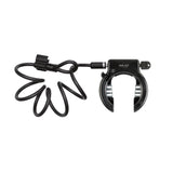 XLC LO-F02 CANDADO CUADRO FANTOMAS II CON CABLE 180 cm 10 mm LLAVE NO EXTRAIBLE NEGRO