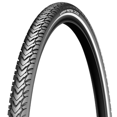 CUBIERTA MICHELIN PROTEK CROSS 700x40C ACCES LINE RIGIDA FLANCO REFLECTANTE 42-622