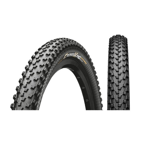 CUBIERTA CONTINENTAL CROSS-KING 2 27.5x2.20 SHIELDWALL TUBELESS READY PLEGABLE NEGRO 55-584