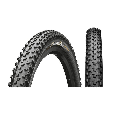 CUBIERTA CONTINENTAL CROSS-KING 27.5x2.20 RIGIDA NEGRO 55-584