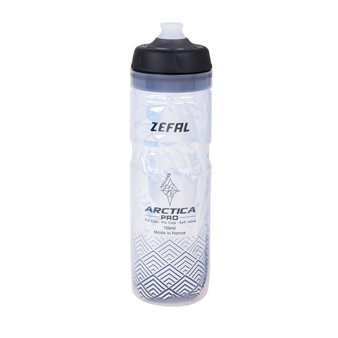 BIDON ISOTERMICO ZEFAL ARCTICA PRO 75 PLATA/NEGRO 750 ml