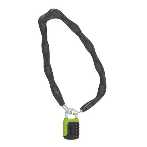 CANDADO CADENA COMBINACION ONGUARD NEON 120 cm - 6 mm COLOR VERDE