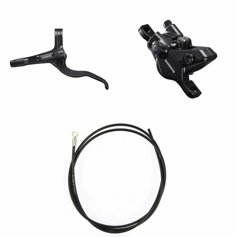 SHIMANO Freno (kit) BRMT410KTBLMT401 Izquierdo /delantero Resina sin aleta Sin adaptador para horquilla post mount 1000 (negro)