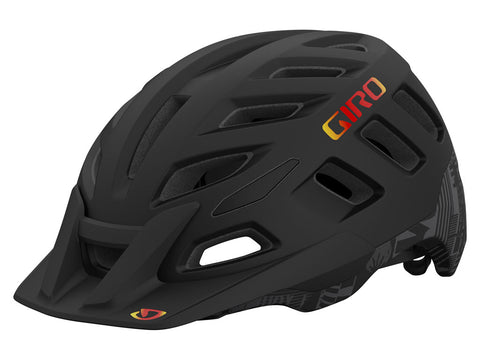 Casco Giro Radix 2021 Negro logo naranja