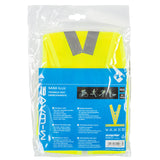 M-WAVE Sash Illu chaleco seguridad triangular amarillo neón