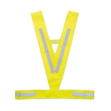 M-WAVE Sash Illu chaleco seguridad triangular amarillo neón