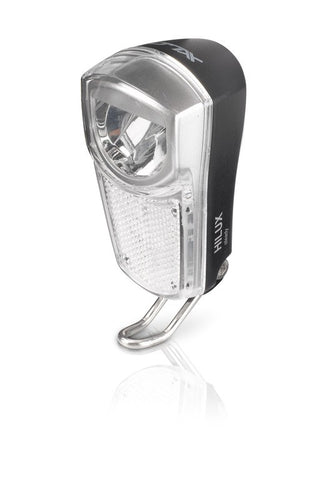 XLC Faro LED a dinamo Reflector 35Lux interrup.luz pos. Senso