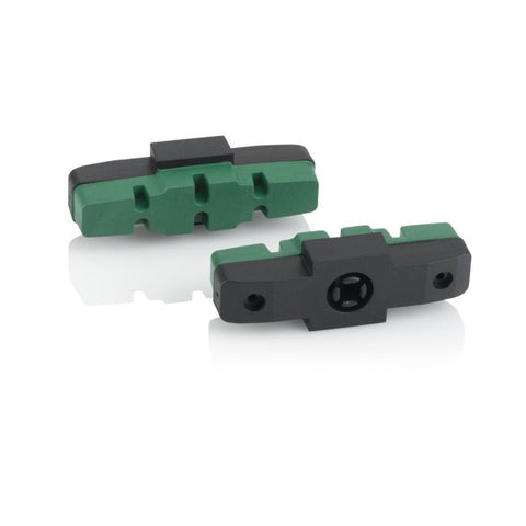 XLC BS-X42 SET DE 4 ZAPATAS DE FRENO PARA MAGURA HS 50 mm VERDE
