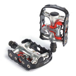 XLC PEDAL MTB/TREKKING SYS.PD-S01 UNILATERAL, NEGRO/C.PLATA