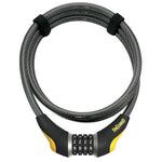 CANDADO CABLE ONGUARD AKITA COMBINACION 185 cm x 8 mm