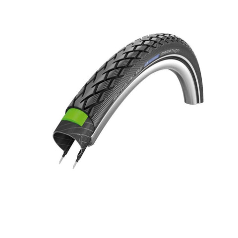 CUBIERTA SCHWALBE MARATHON 26x1.75 GREENGUARD HS420 TWINSKIN PERFORM.LINE ENDUR. RIGIDA NEGRO 47-559