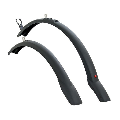 JUEGO DE GUARDABARROS HEBIE TAIPAN 28" NEGRO 0761E 45 mm