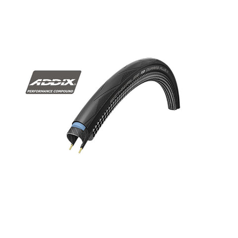 CUBIERTA SCHWALBE DURANO PLUS 700x23C S-GUARD ADDIX RIGIDA NEGRO 23-622