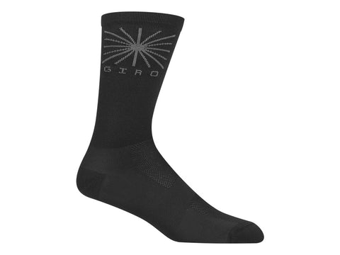 CALCETINES DEPORTIVOS COMP RACER HIGH RISE negro/gris sol