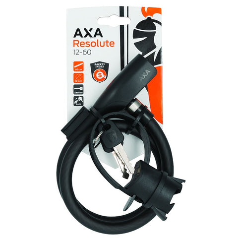 CANDADO CABLE AXA RESOLUTE 60 cm - 12 mm NEGRO