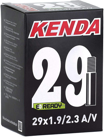 Cámara de Aire para Bicicletas - Válvula Schrader de 28 mm - 29 x 1.9 - Espeso de 1 mm - Cámara de Bicicleta Antipinchazos con Autosellante Incorporado - Negro - Kenda