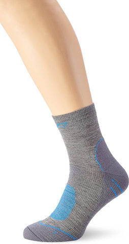 XLC Calcetines de lana merino para hombre, color gris, 39-42
