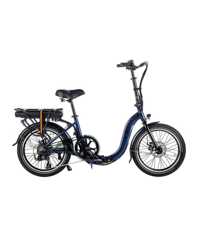 Bicicleta eléctrica plegable Lacros Ambling A200 XL - Azul mate