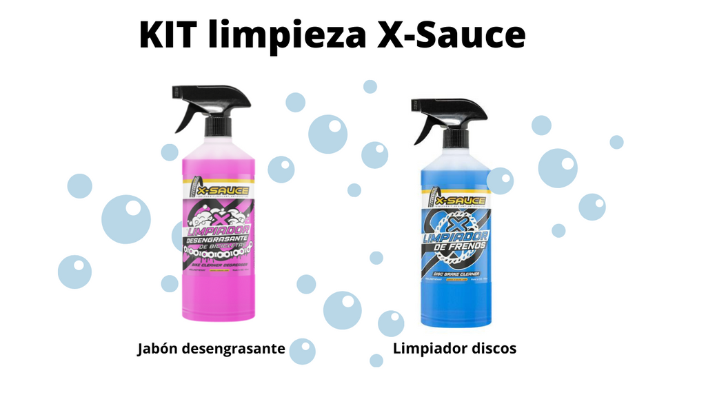 Kit limpieza bicicleta jabón X-Sauce – Tienda de Bicicletas zetabikes