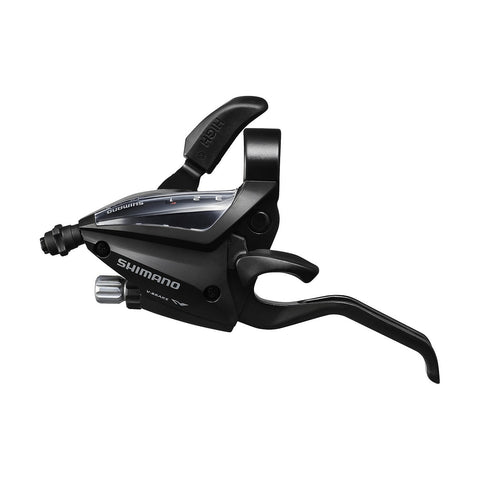 SHIMANO Maneta de cambio/freno (para manillar plano) ST-EF500-L2A 3 velocidades EZ FIRE PLUS