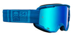 Bell Descender Crossbones  azul Lente: Revo azul